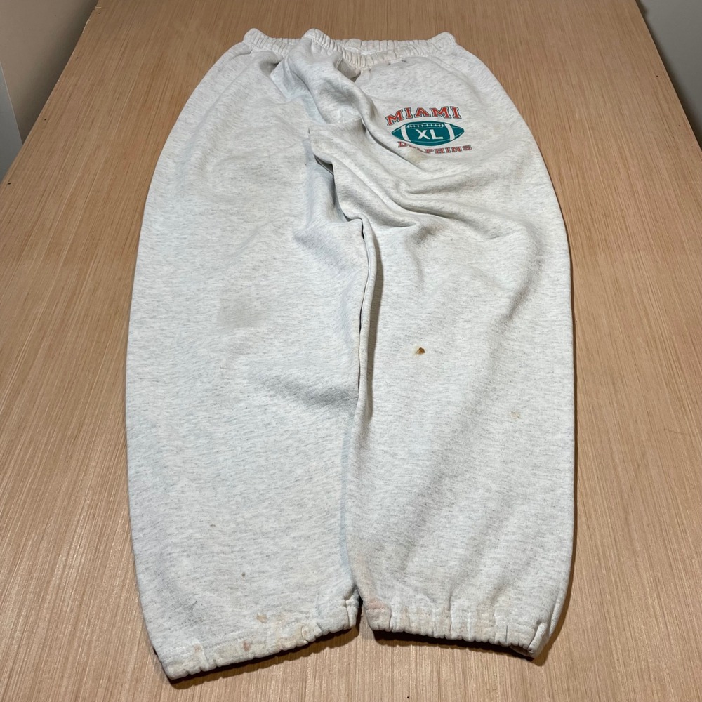 Champion Sweatpants Mens XL Miami Dolphins Vintage 90s Gray Made in USA